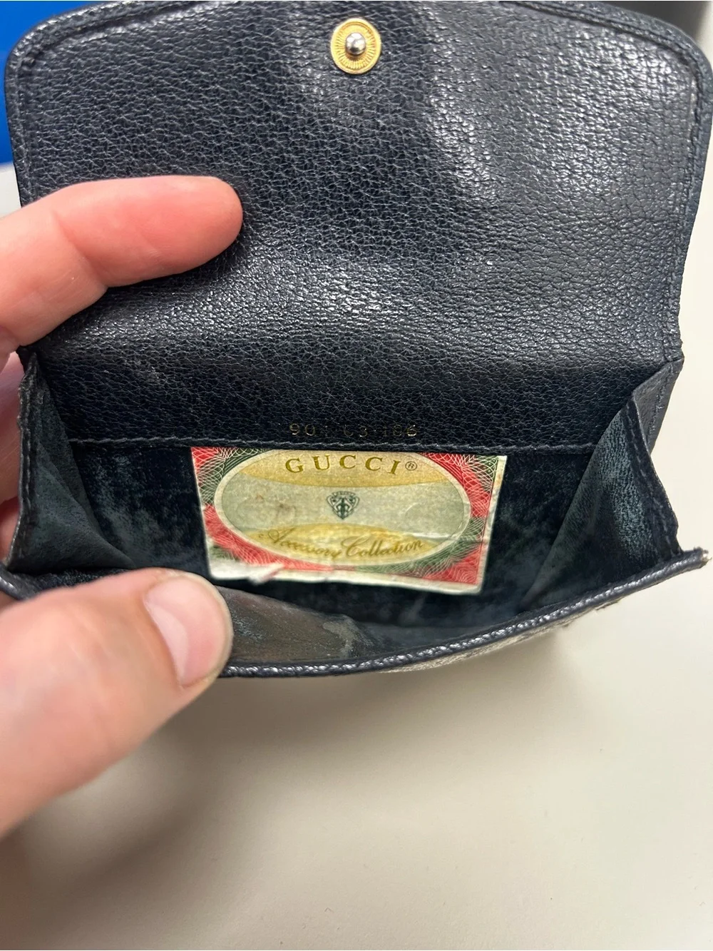 Gucci GG Supreme Canvas French Purse